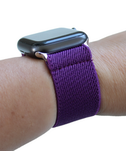 Load image into Gallery viewer, Solid Color Elastic Bands for Apple Watch