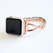 Load image into Gallery viewer, Bracelet with Rhinestones & Alloy Metal for Apple Watch