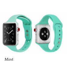 Load image into Gallery viewer, Slim Silicone Watch Bands for Apple Watch