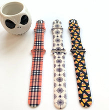 Load image into Gallery viewer, Halloween Printed Silicone Bands for Apple Watch