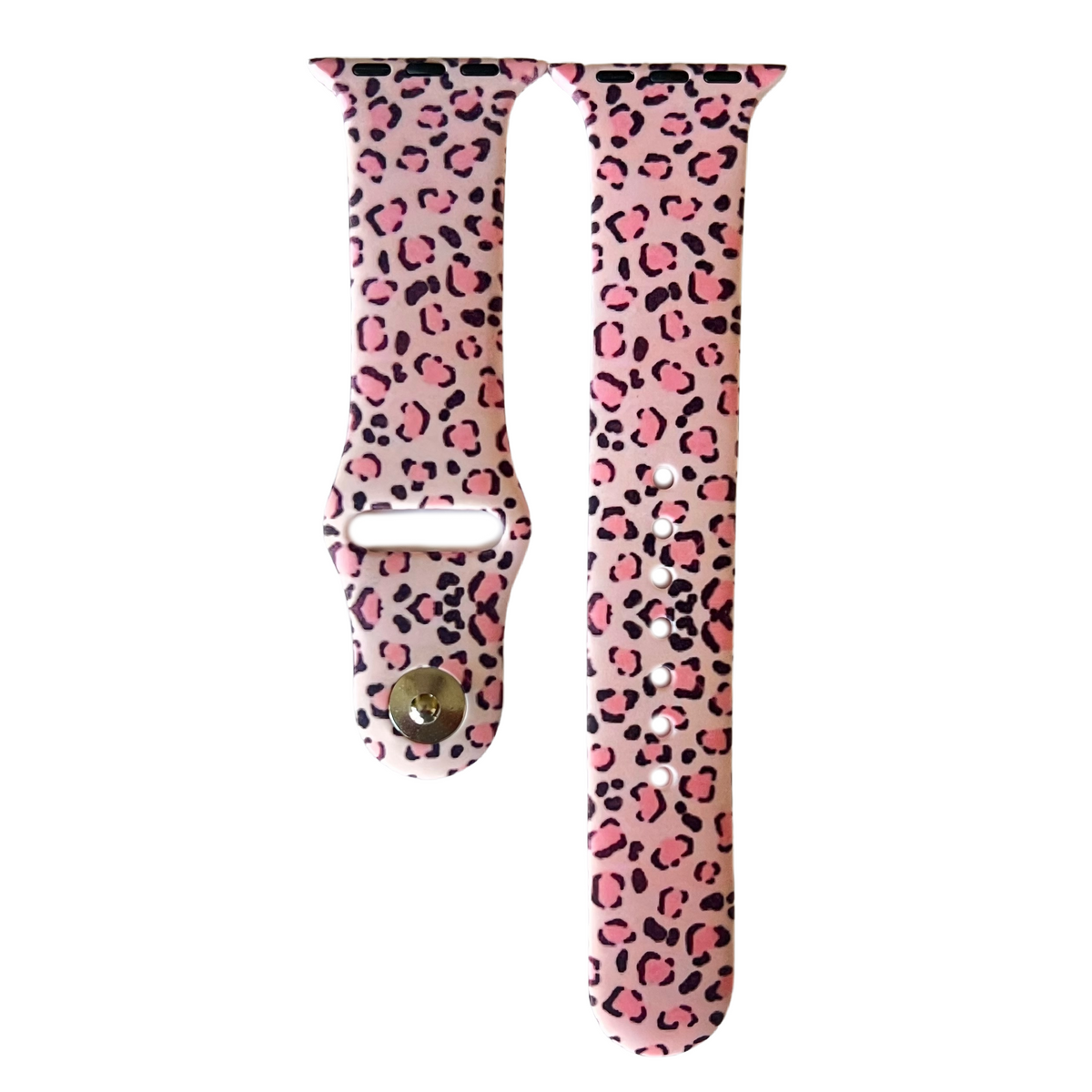 Salty USA Pink Leopard Print Apple Watch Band 38mm/40mm/41mm M/L