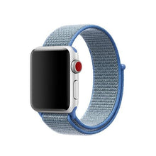 Load image into Gallery viewer, blue nylon apple watch band
