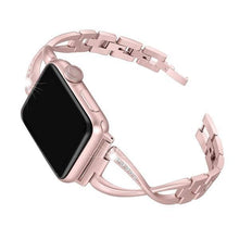 Load image into Gallery viewer, Bracelet with Rhinestones & Alloy Metal for Apple Watch