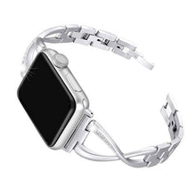 Load image into Gallery viewer, Bracelet with Rhinestones & Alloy Metal for Apple Watch