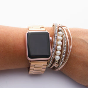 Classic Stainless Steel Watch Bands for Apple Watches