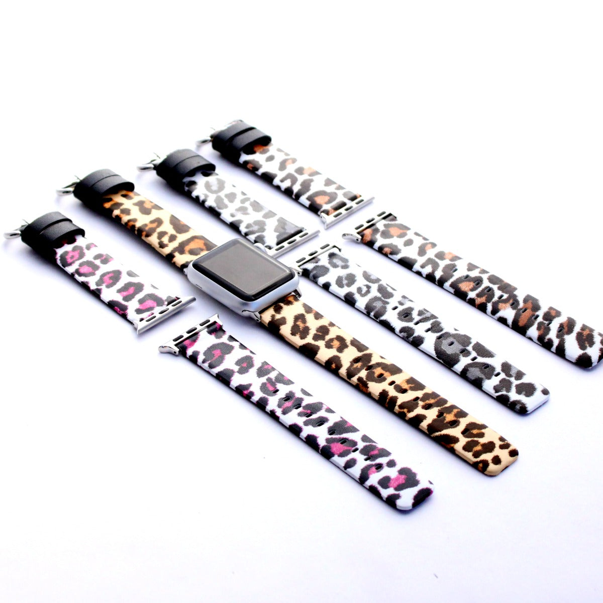 Leather Leopard Watch Bands for Apple Watch Salty USA