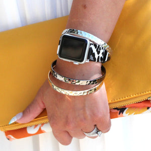 Leather Leopard Watch Bands for Apple Watch