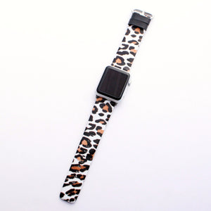 Leather Leopard Watch Bands for Apple Watch
