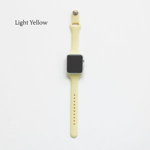 Slim Silicone Watch Bands for Apple Watch