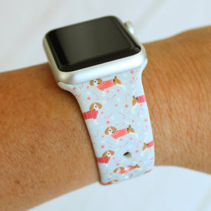 Holiday Apple Watch Bands - Christmas Sweater Print