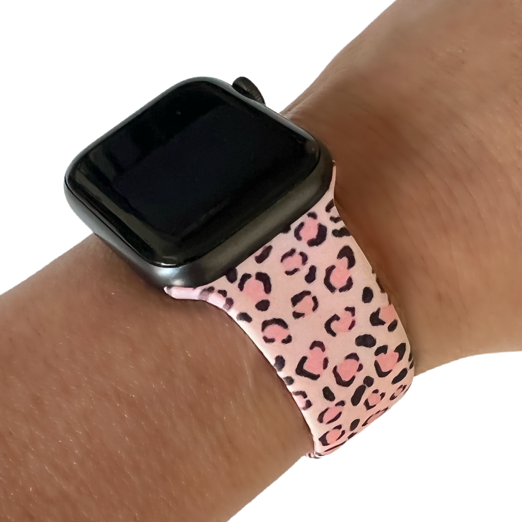 Animal Print Silicone Leopard Apple Watch Band Watch Series