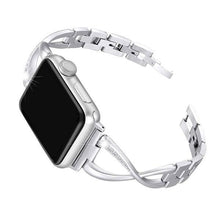 Load image into Gallery viewer, Bracelet with Rhinestones &amp; Alloy Metal for Apple Watch
