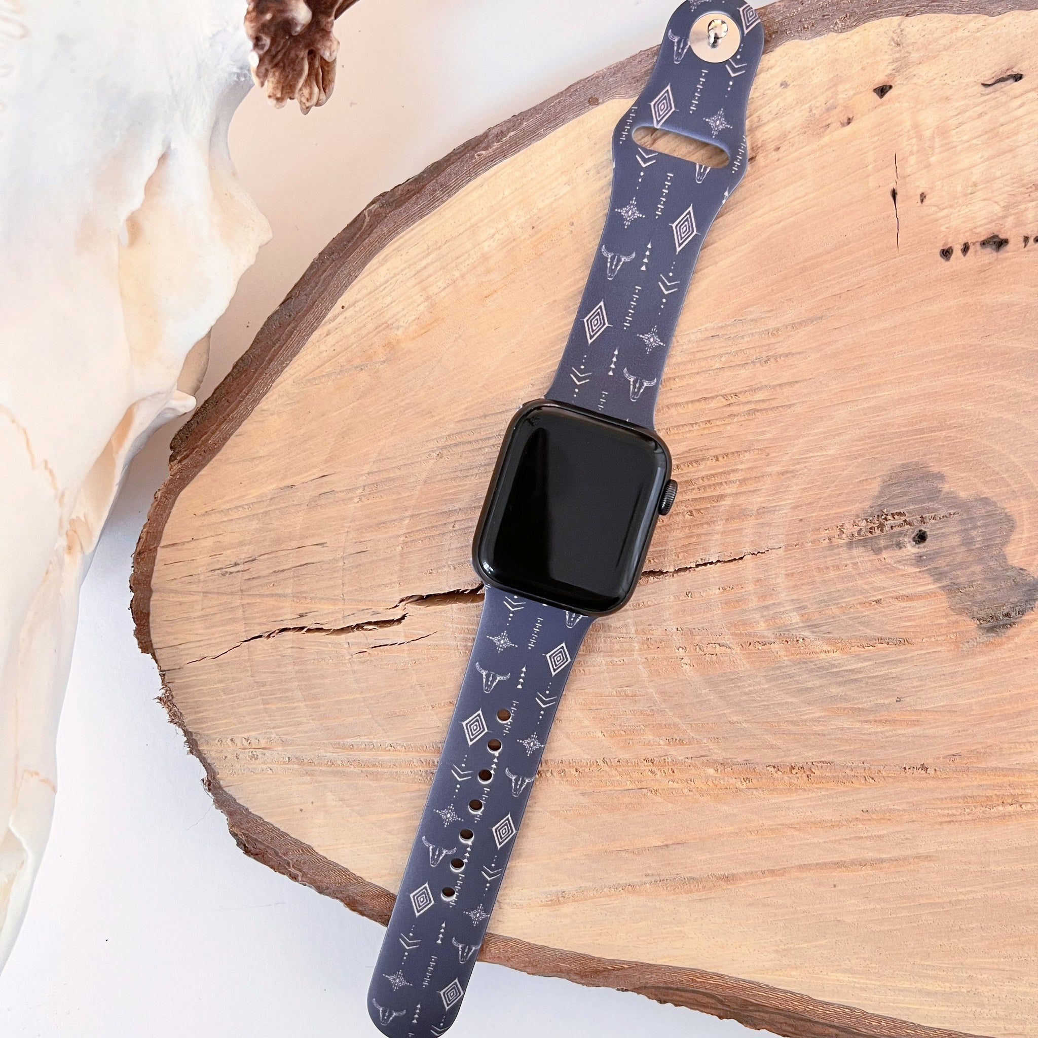 Salty USA Western Yellowstone Watch Bands for Apple Watch 42mm/44mm/45mm/49mm S/M / Not My First Rodeo